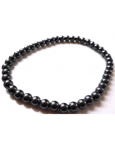 Bracelet hématite 4mm