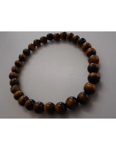 Bracelet en oeil de tigre 6mm