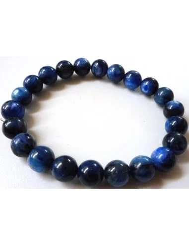 Cyanite bleue bracelet 8mm