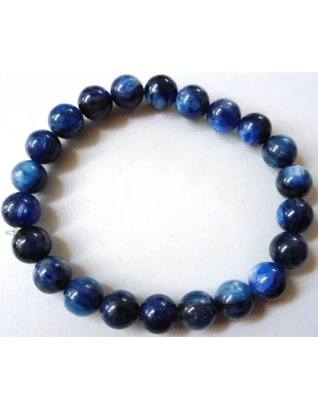 Cyanite bleue bracelet 8mm Cyanite bleue bracelet 8mm