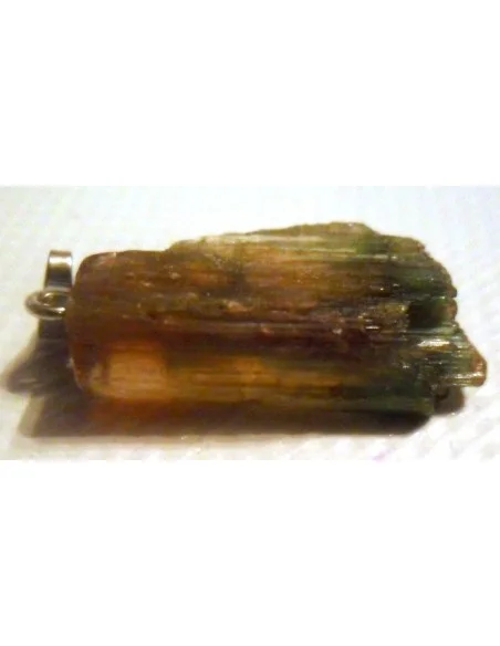 Tourmaline bicoleur pendentif