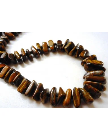 Collier Oeil de tigre baroque chute 