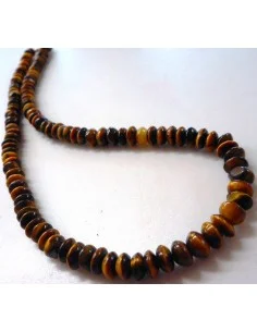 Collier Oeil de tigre boutons