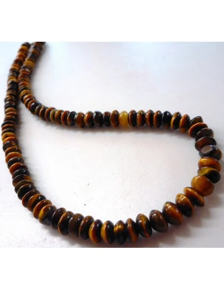 Collier Oeil de tigre boutons Collier Oeil de tigre boutons