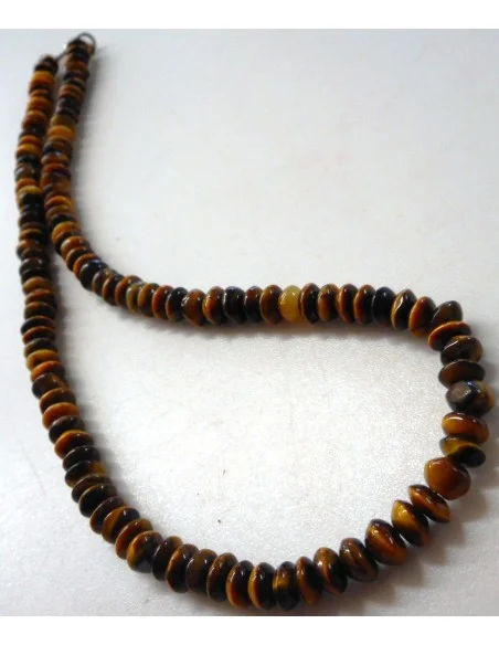 Collier Oeil de tigre boutons Collier Oeil de tigre boutons