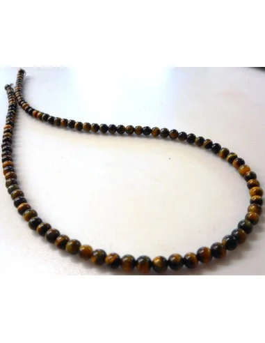 Collier Oeil de tigre 4mm