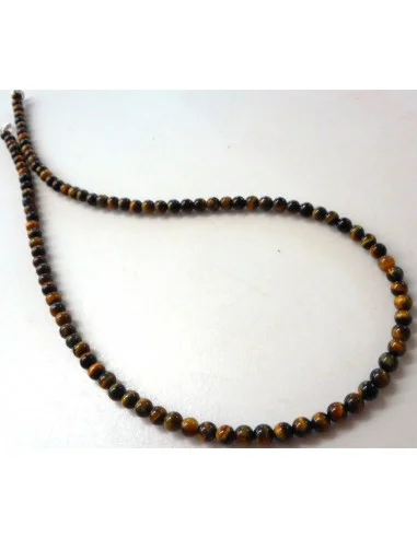 Collier Oeil de tigre 4mm