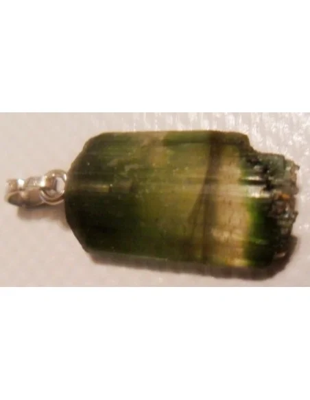 Tourmaline bicoleur pendentif