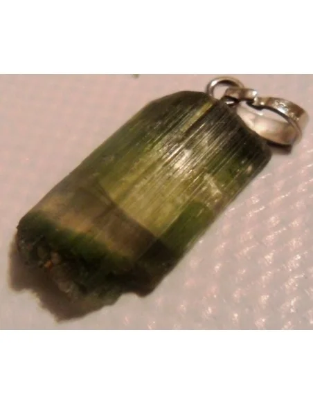 Tourmaline bicoleur pendentif