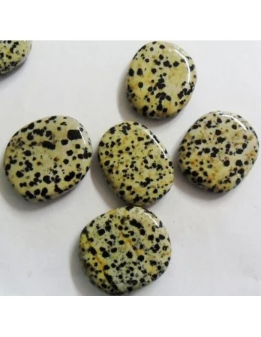 Jaspe dalmatienne galet lithotherapie