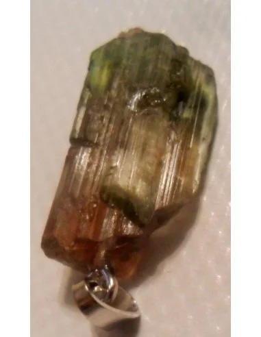 Tourmaline bicoleur pendentif