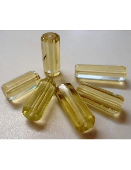 Hiddenite, kunzite verte pendentif