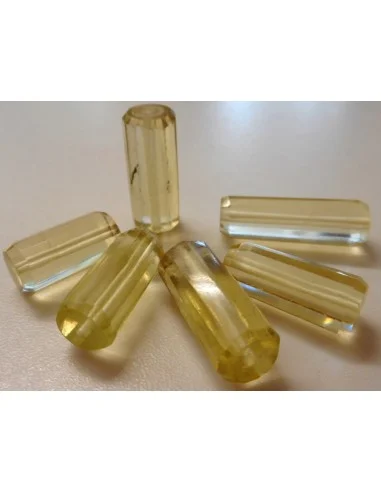 Hiddenite, kunzite verte pendentif