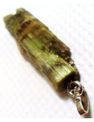 Tourmaline bicoleur pendentif
