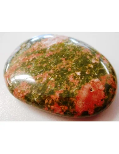 Unakite pierre polis