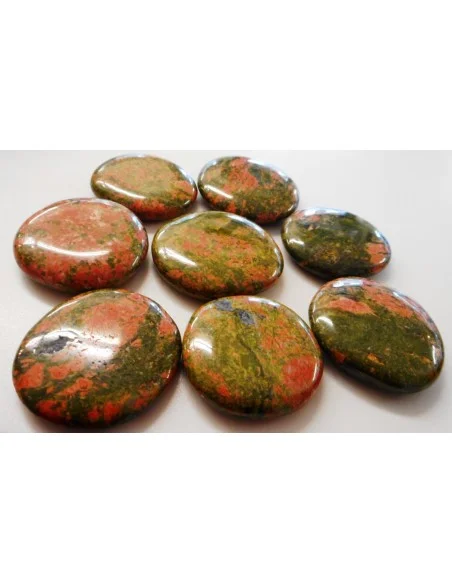 Unakite pierre polis