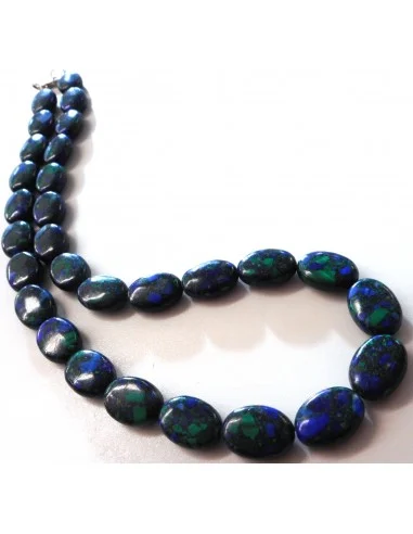 Azurite-malachite collier