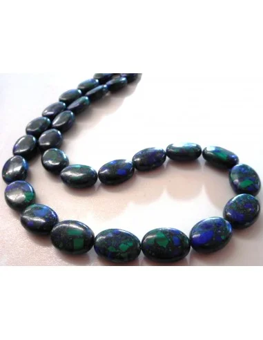 Azurite-malachite collier