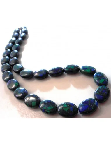 Azurite-malachite collier