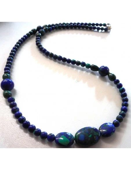 Malachite-Azurite collier