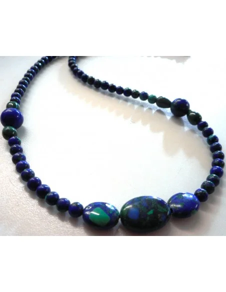 Malachite-Azurite collier
