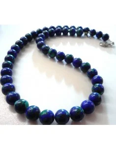 Azurite-malachite collier 8mm 2