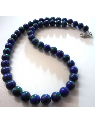 Azurite-malachite collier 8mm