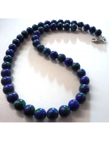 Azurite-malachite collier 8mm Azurite-malachite collier 8mm