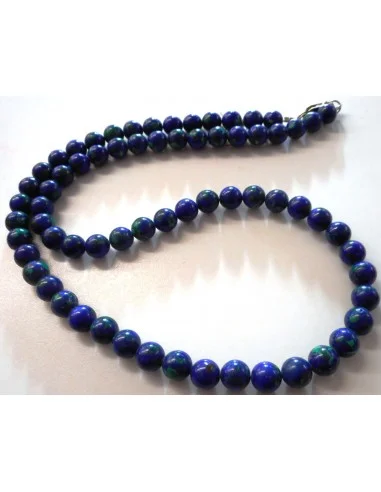 Azurite-malachite collier 8mm