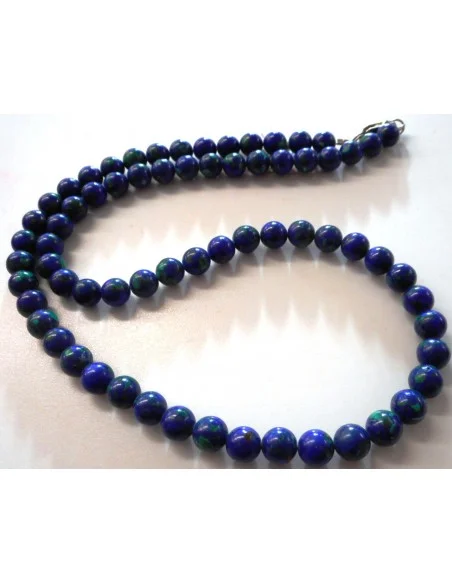 Azurite-malachite collier 8mm Azurite-malachite collier 8mm