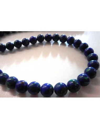 Azurite-malachite collier 8mm