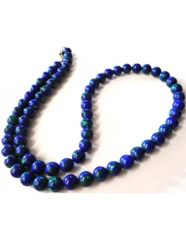 Azurite-malachite collier 8mm