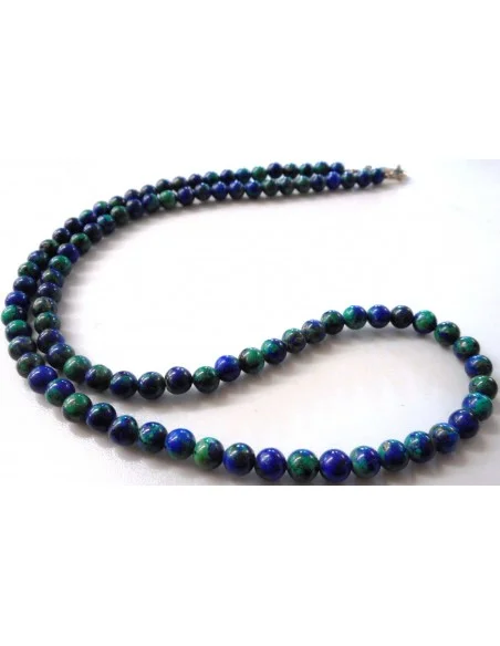 Azurite-malachite collier 8mm Azurite-malachite collier 8mm