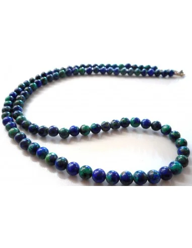 Azurite-malachite collier 8mm