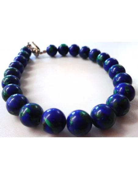 Azurite malachite bracelet 8mm