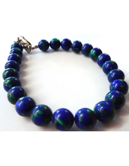 Azurite malachite bracelet 8mm