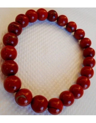 Jaspe rouge bracelet 8mm