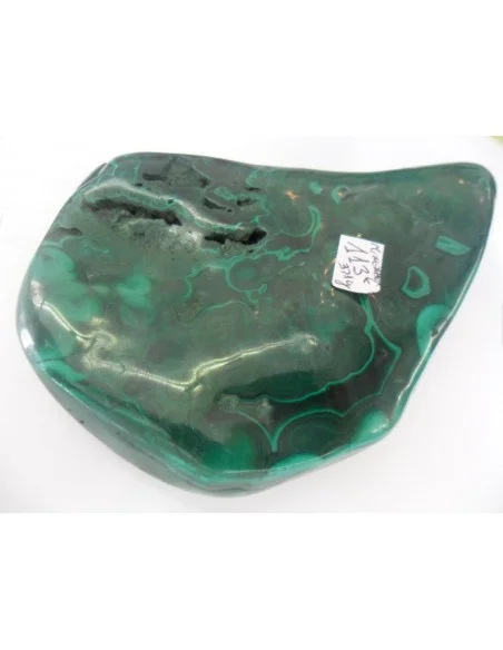 Grand galet de malachite
