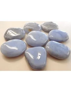 Agate bleue galet 2