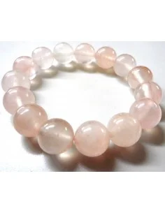 Quartz rose bracelet 12mm 2