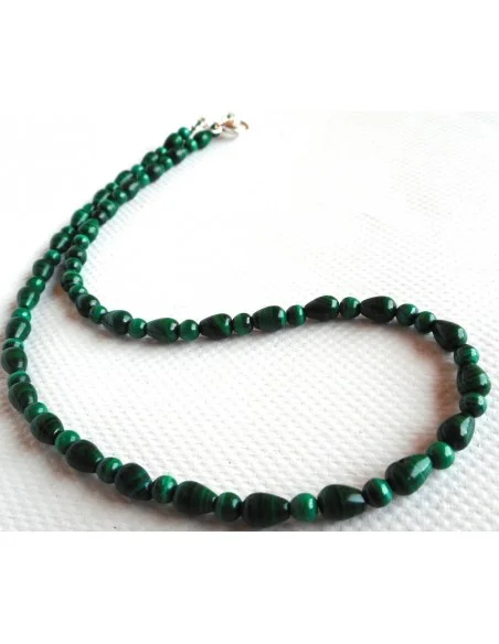 Malachite collier goûtes