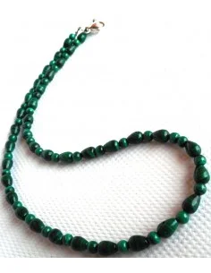 Malachite collier goûtes 2