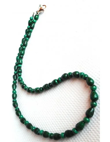 Malachite collier goûtes