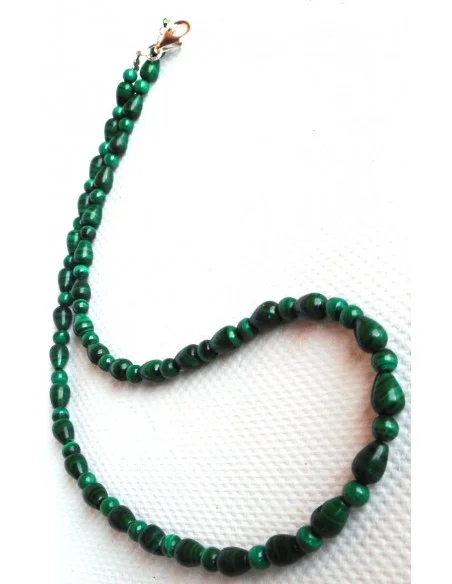 Malachite collier goûtes