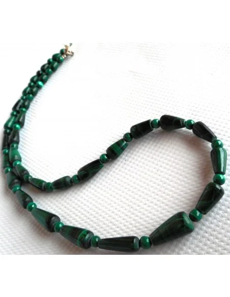 Collier Malachite goûtes Collier Malachite goûtes
