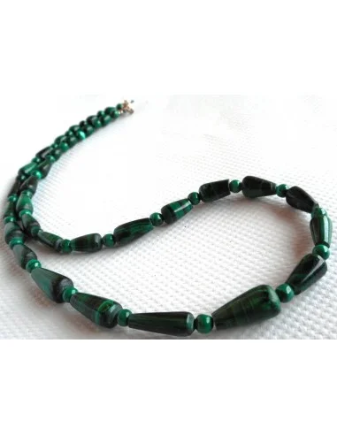 Collier Malachite goûtes