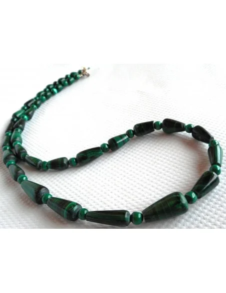 Collier Malachite goûtes Collier Malachite goûtes