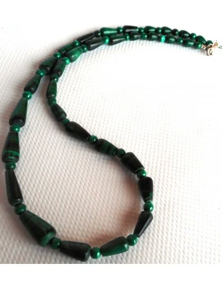 Collier Malachite goûtes Collier Malachite goûtes