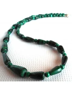 Collier Malachite goûtes