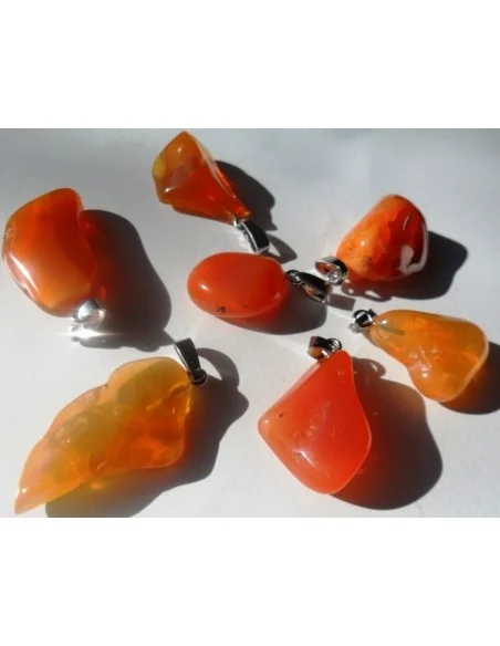 Opale de feu pendentif